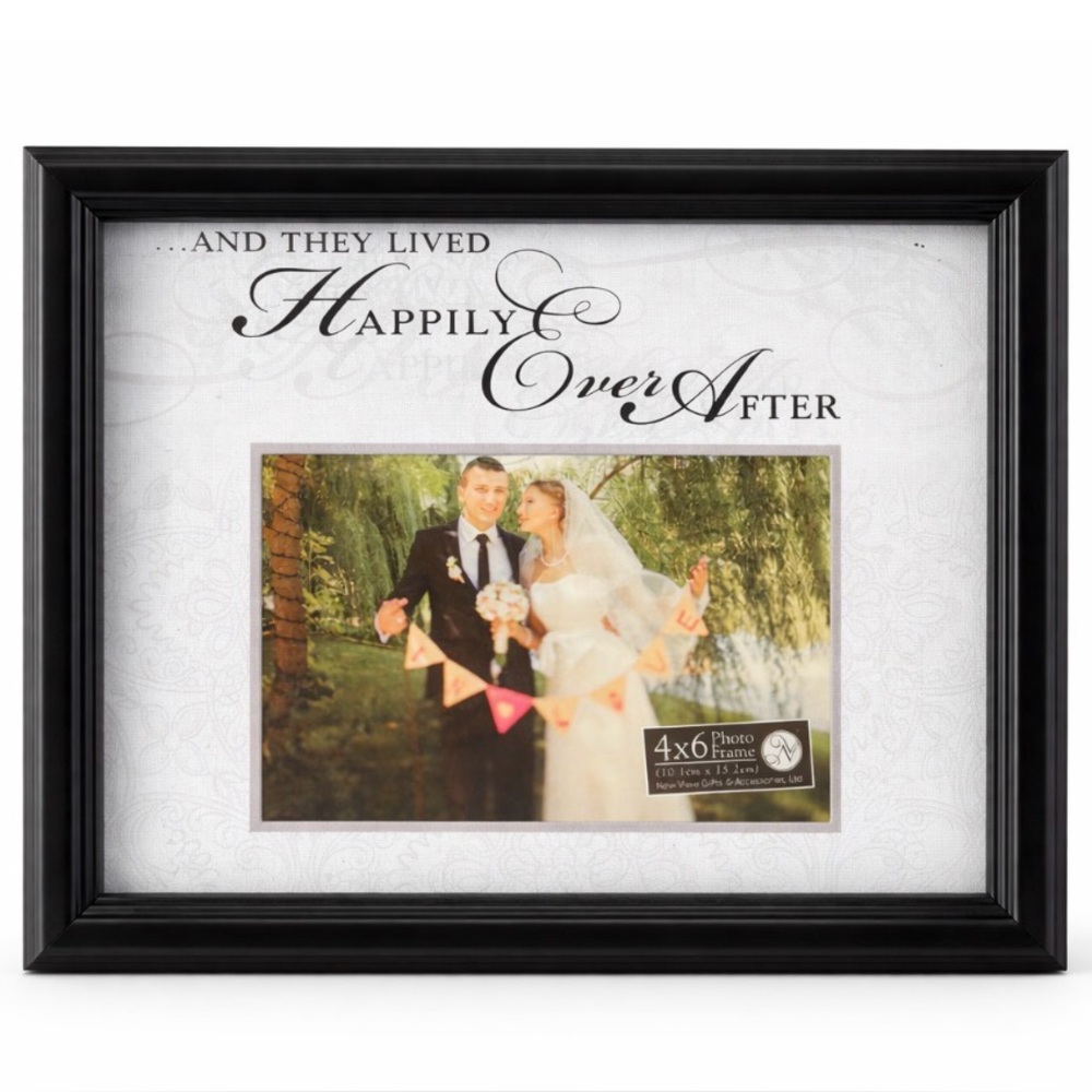 NEW! New View “Happily Ever After” 4x6 Shadow Box Frame